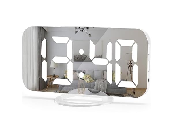 The Best Mirrored Alarm Clocks Of Reviews Findthisbest