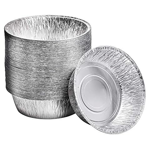 Disposable Aluminum 10 Angel Tube Foil Pan 100pk