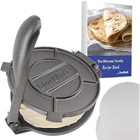 Vivicreate Tortilla Press,Tortilla Maker, Dough Press,Flour Tortilla Press, Rotis Press, Quesadilla,Tortilla Makers,Grey Color