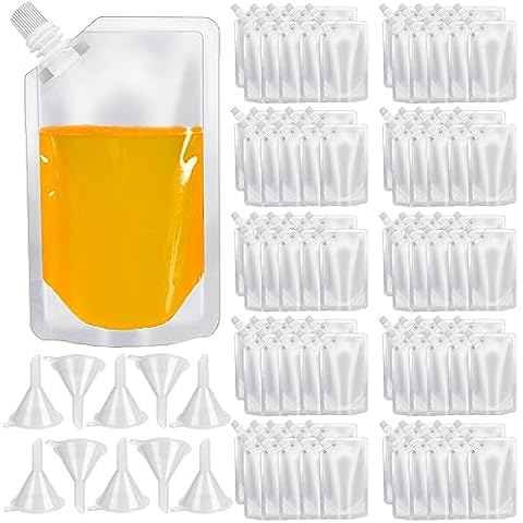 True Rogue Plastic Flask for Liquor - Hidden & Discreet 10oz White Plastic  Flask with 1oz Aluminum Shot Glass Cap for Travel & Cruise Liquor Beverages  - Set of 1