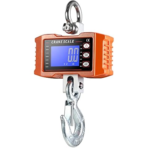 Mophorn 5T 11000lbs Crane Scale Digital Hanging Scale Heavy Duty Industrial Hanging Scale with Hook Hanging Scale