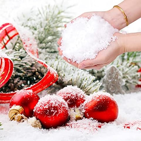Let It Snow Instant Snow Powder for Slime - Makes 2 Gallons of Premium Fake Snow