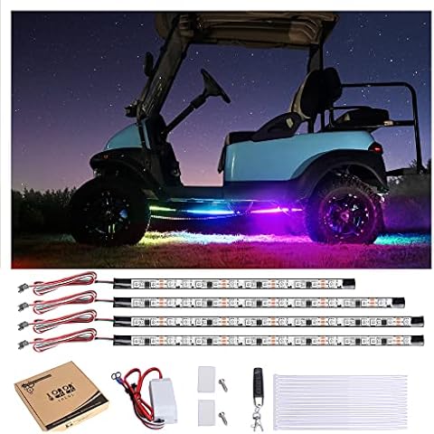 10L0L Universal Golf Cart LED Headlight Bulb for 12V EZGO Club Car