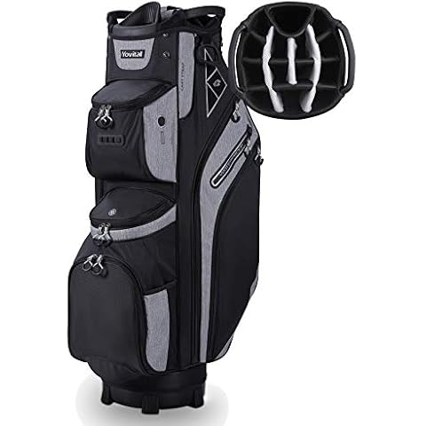  Team Golf NHL St Louis Blues Victory Golf Cart Bag, 10-way Top  with Integrated Dual Handle & External Putter Well, Cooler Pocket, Padded  Strap, Umbrella Holder & Removable Rain Hood 