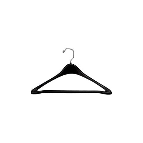 Dedu DEDU Plastic Extra Wide Suit Hangers, Pack of 15, Width: 17.7