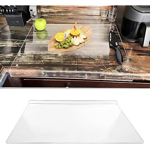  Acrylic Cutting Boards for Kitchen Counter, 2023 NEW Clear Cutting  Board, Anti-Slip Transparent Cutting Board with Lip for Countertop  Protector Home Restaurant (18x14 in): Home & Kitchen