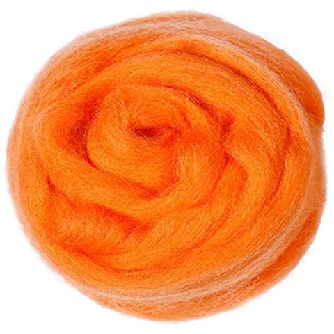 1PCS 200g 7.2oz Wool Roving Needle Felting Wool Yarn Roving Wool Fibre Wool  for Needle Felting Hand Spinning DIY Craft Materials Fun Doll Needlework