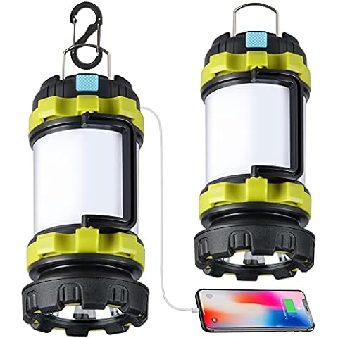 Eveready LED Camping Lantern, Bright Battery Powered Lantern, Water  Resistant Hurricane Supplies, 100 Hour Run-time, Pack of 1