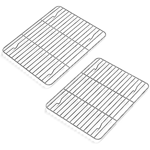 Hiware 2-Pack Cooling Racks for Baking, Stainless Steel Wire Rack Baking  Rack Oven Rack Cookie Rack, Oven Safe, Rust-Resistant Rack for Cooking,  Baking, Roasting and Grilling - Fit Half Sheet Pan price