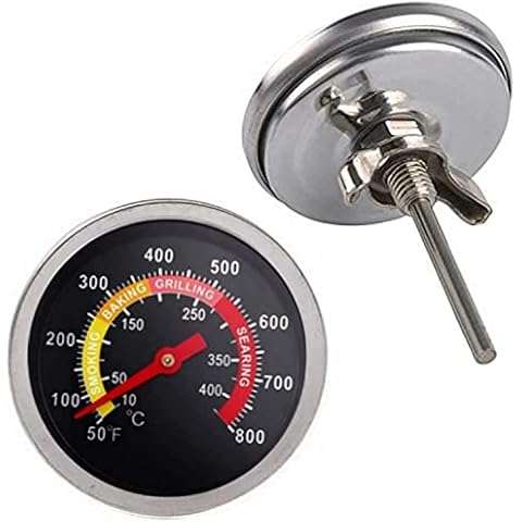 1402 - Tejas Smokers® BBQ Temperature Gauge Thermometer, All