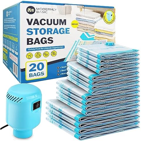 Hefty Shrink Pak Vacuum Storage Bags & Hand Pump - Large - 2 ct