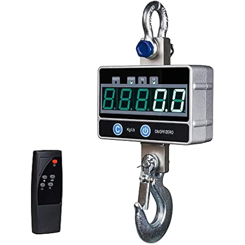 Mophorn 5T 11000lbs Crane Scale Digital Hanging Scale Heavy Duty Industrial Hanging Scale with Hook Hanging Scale
