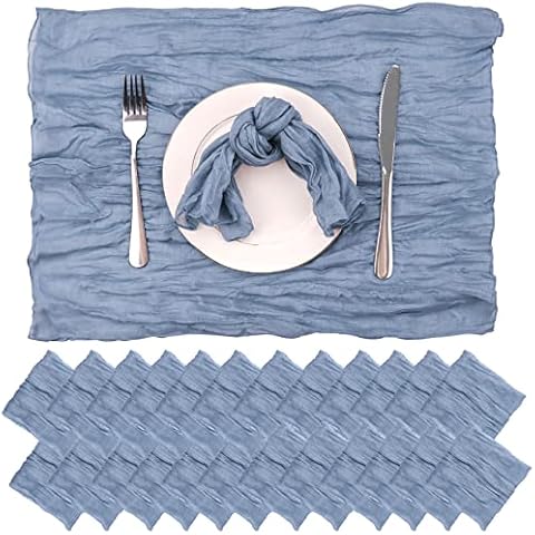 24pcs COTTON RESTAURANT DINNER CLOTH LINEN NAPKINS WHITE 20''X20