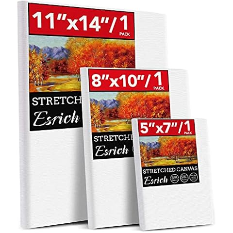 GOTIDEAL Bulk Canvas Boards for Painting, 8x10 inch Value Pack of