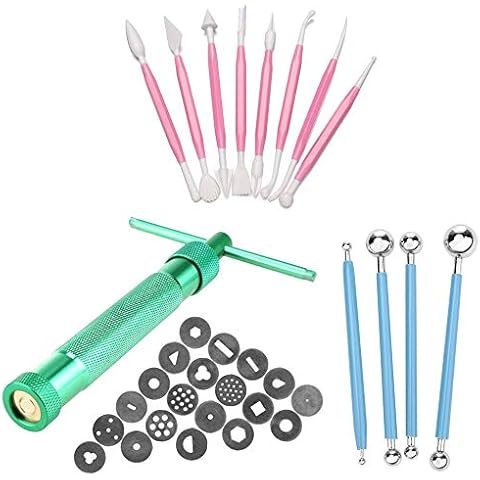 Stainless Steel Clay Extruder Sugar Paste Extruder Cake Fondant Decorating  Tool Set Ceramics & Pottery Clay Extruders Mixers & Presses 