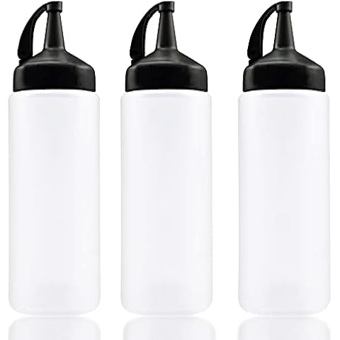 OXO Good Grips Chef's Squeeze Bottle Set, Plastic, Translucent