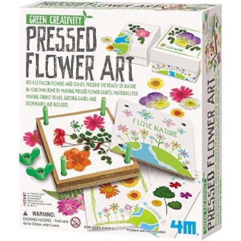 Quickly Microwave Flower Press Kit, 4 Layers 7.5 Flower Pressing Kit for  Adults, Larger Flower Press for Plant DIY Arts, Resin Arts, Scrapbooking,  Nail Craft 