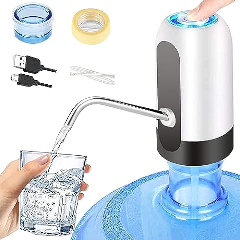 Upgraded Water Bottle Pump, 5 Gallon Usb Charging Automatic Drinking Water  Pump, Universal 2-5 Gallon Jugs Portable Electric Water Bottle Dispenser F