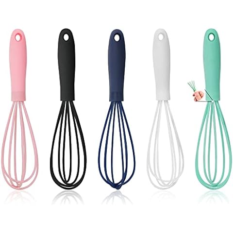 Mini Whisks Stainless Steel Small Whisk 2 Pieces 5in And 7in Tiny Whisk For  Whis