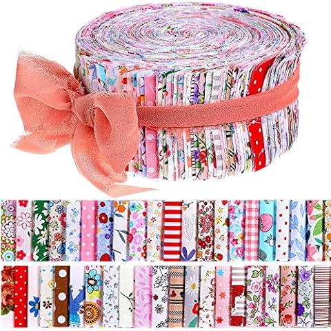 iNee Floral Fat Quarters Quilting Fabric Bundles for Quilting Sewing Crafting 18 x 22 Inches (Floral)