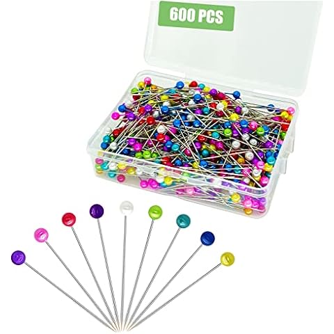 Mr. Pen- Sewing Pins, 300 Pcs, Sewing Pins with Colored Heads, Pins, Quilting Pins, Pins Sewing, Sewing Pins for Fabric, Straight Pins Sewing, Fabric