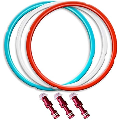 Silicone Sealing Ring for Instant Pot Sealing Ring for 6 / 5Qt, Savory Sky  Blue & Sweet Cherry Red Sweet and Savory, Food-Grade Silicone Fits