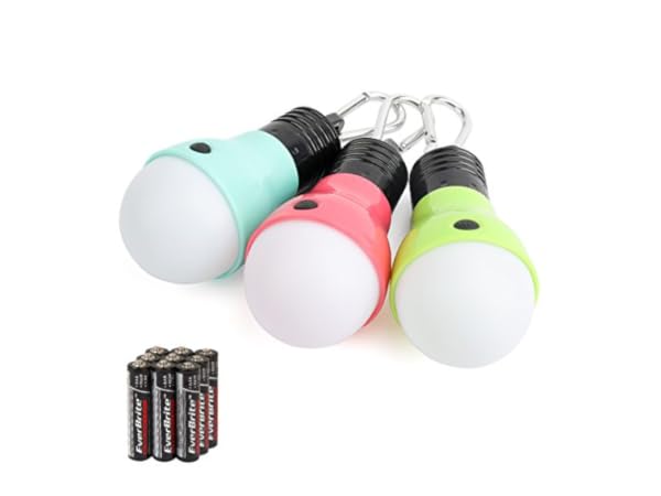  Campings Light [4 Pack] Doukey Portable Camping Lantern Bulb  LED Tent Lanterns Emergency Light Camping Essentials Tent Accessories LED  Lantern for Backpacking Camping Hiking Hurricane Outage : Sports & Outdoors