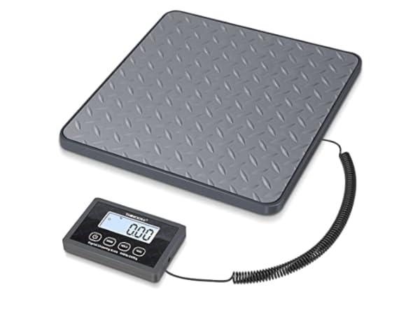  MUNBYN Shipping Scale, Accurate 66lb/0.1oz Postal Scale with  Sweet Pink Style, Hold/Tear/PCS Function, Auto-Off, Battery & AC Adapter,  Back-Lit LCD Display, Digital Scale for Packages and Food : Office Products