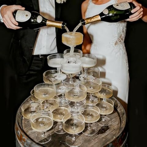 Acrylic Champagne Glasses