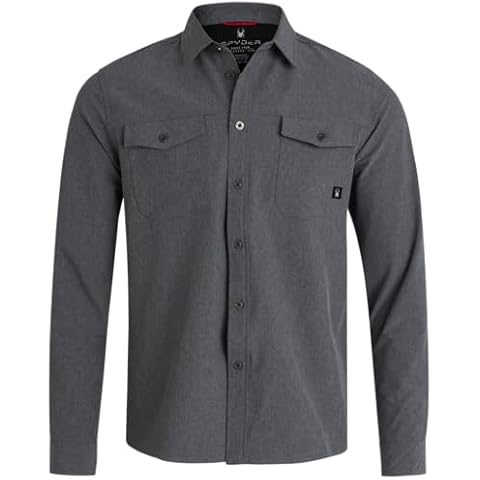 Activewear Button-Down Shirts for Men