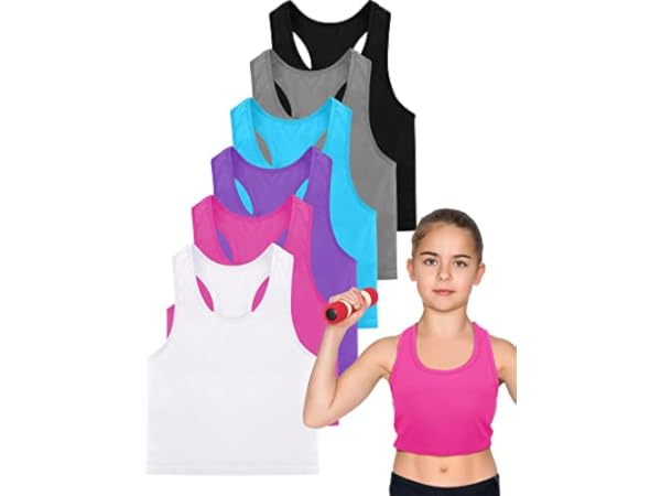 Activewear Tank Tops for Girls Thumbnail