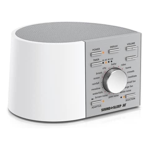 SNOOZ Pro - Smart White Noise Machine & Travel Case - Real Fan Inside,  Non-Looping White Noise, Adjustable Tone & Volume - App-Based Remote  Control 
