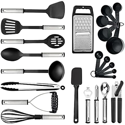 Linoroso 7-Piece Nylon Kitchen Utensil Set Linoroso