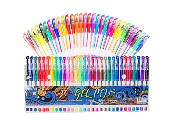 TANMIT gel pens - color chart  Gel pens coloring, Gel pens, Organize craft  supplies