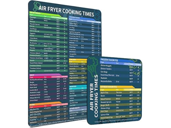 The 10 Best Air Fryer Cheat Sheets of 2024 (Reviews) - FindThisBest