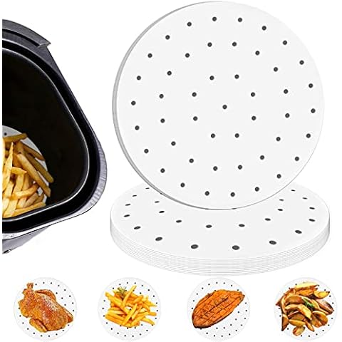 Disposable Air Fryer Tray Liner Paper Pad Non-Stick Cooking Mat Baking  Paper Filters Silicone Oil Paper Kitchen Appliances, 50PCS/Pack, 6.3*1.77in  - China Air Fryer Paper and Air Fryer Paper Liners price