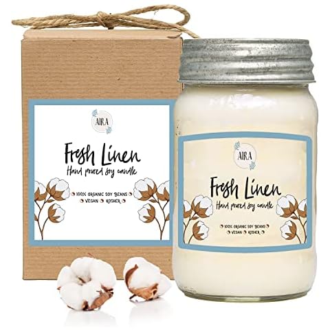  Our Own Candle Company Fresh Linen Scented 13 Ounce