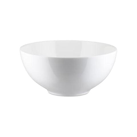 Larah by BOROSIL borosil serving bowls for entertaining, set of 2, 24 oz,  lightweight ceramic bowls, large bowls for food storage, mixing bowl