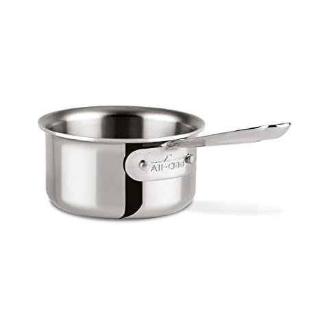 Farberware Classic Series Stainless Steel Butter Warmer/Small Saucepan  Dishwasher Safe, 0.625 Quart, Silver