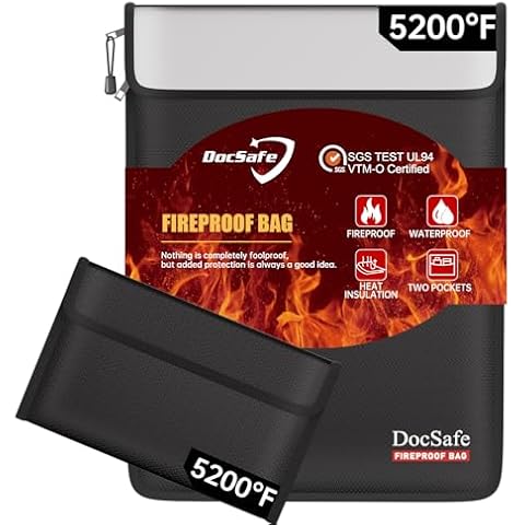 Aluminum Fireproof Document Bags