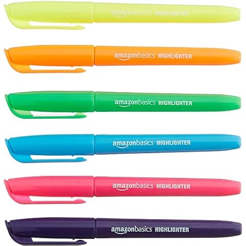 Mr. Pen- Dual Tip Highlighters, Vintage colors, 8 Pack, Fine & Chisel Tip,  Highlighters Assorted Colors, Highlighter Pens