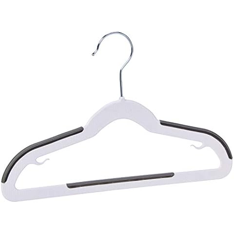 Mr. Pen Plastic Hangers - 20 Pack White Hangers for Clothes and Coats