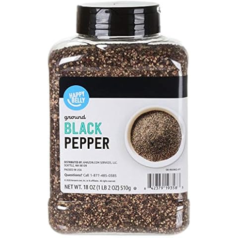 Brand - Happy Belly White Pepper, Ground, 3 Ounces