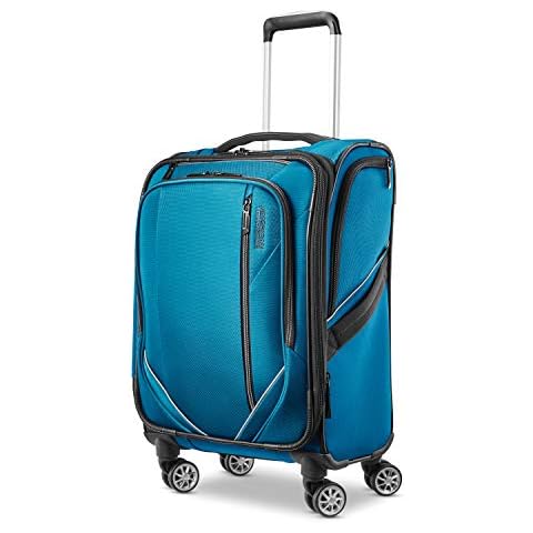 Mirage Luggage Dominic Soft Shell Lightweight Expandable 360 Dual Spinning  Wheels Combo Lock 28, 24, 20 3 Piece Luggage Set - Navy