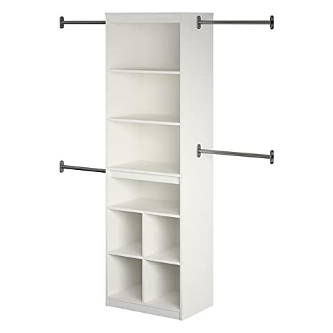 Rubbermaid Configurations 4-8 Feet Custom Diy Closet Organizer Kit, White :  Target