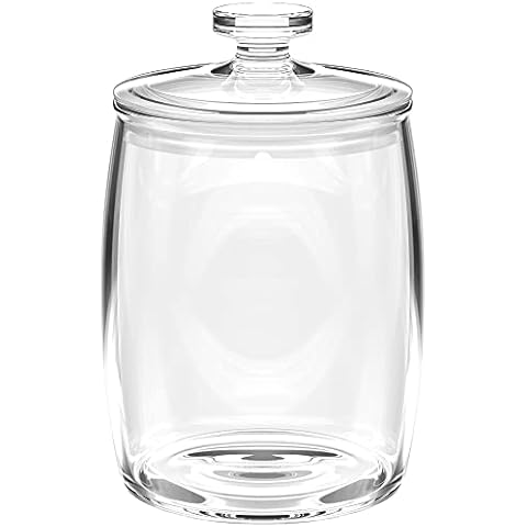 Amici Home Glass Hermetic Preserving Canning Jar Italian Made, Food Storage  Jars with Airtight Clamp Seal Lids, Kitchen Canisters,17 oz. in 2023