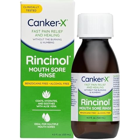 Anesthetic & Antiseptic Oral Rinses