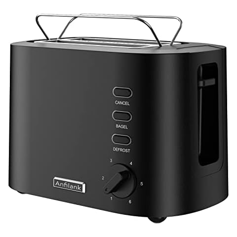 Long Slot Toaster, Toaster 2 Slice Best Rated Prime with Warming Rack,  1.7'' Extra Wide Slots Stainless Steel Toasters, 6 Browning Settings