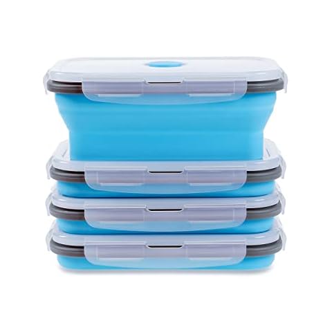 M MCIRCO Glass Meal Prep Containers 2 Compartments, 10-Pack 22 Oz, Gray