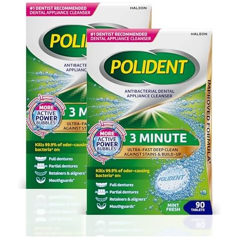 Antibacterial Denture Cleansers